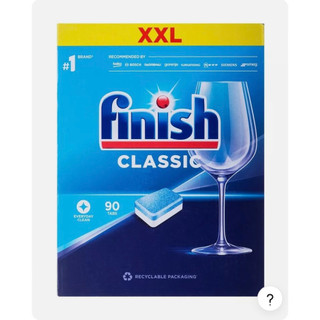 Viên rửa bát Finish Classic XXXL 90 viên (mẫu mới)