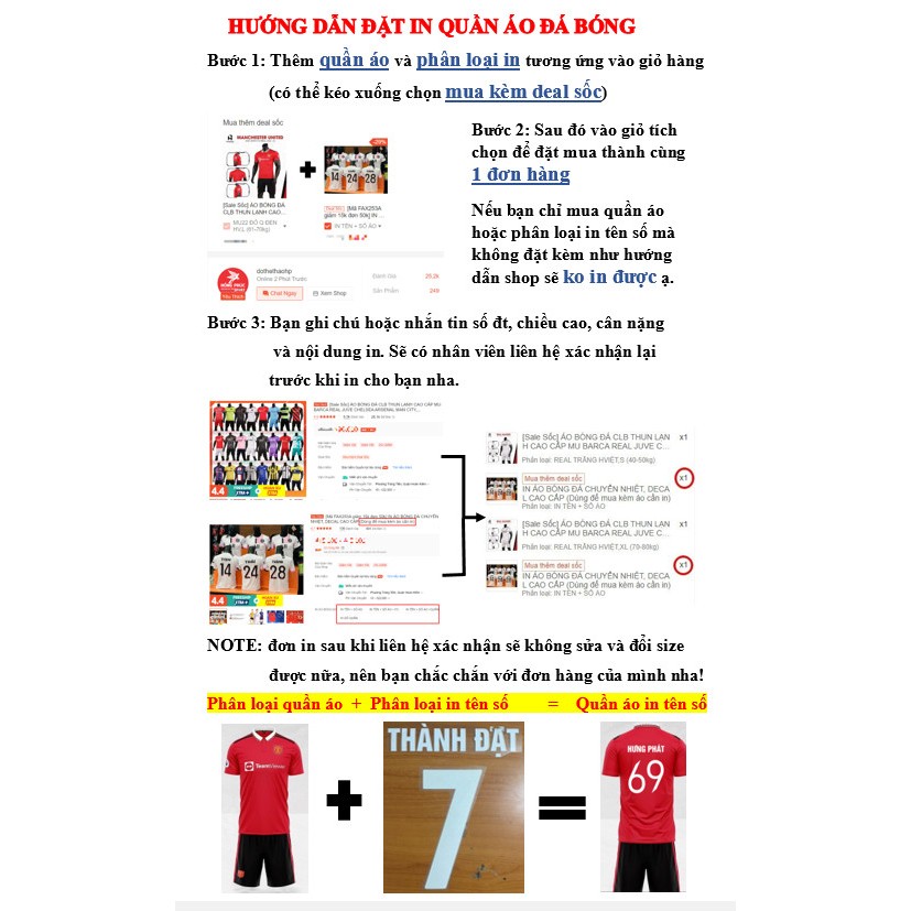 ÁO BÓNG ĐÁ CÁC CLB VÀ ĐỘI TUYỂN VẢI THUN LẠNH CAO CẤP KHÔNG NHĂN - KHÔNG XÙ - KHÔNG PHAI