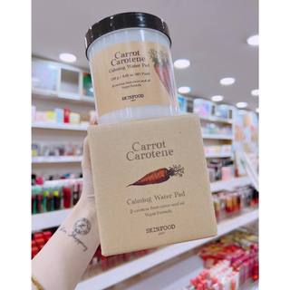 Toner Pad Carrot SkinFood làm sạch , dưỡng ẩm da