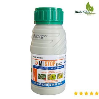 Sạch bệnh lem lép hạt lúa, rỉ sắt, thán thư mi stop 350sc . 240ml