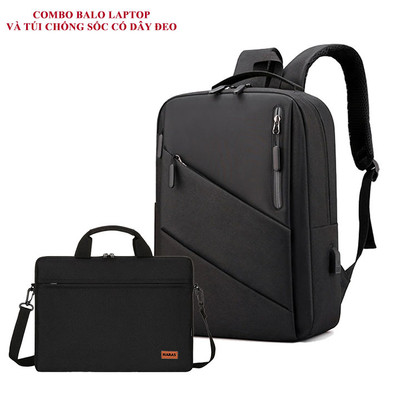 Balo, Ba Lô Laptop Có Cổng Sạc USB Và Túi Chống Sốc Dây Đeo HARAS HR298HR003