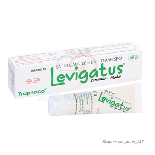 Kem bôi da sát khuẩn - liền da - tránh sẹo levigatus tuýp 20g