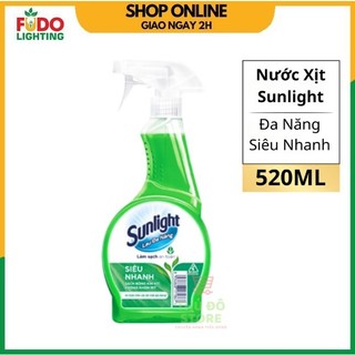 Nước lau đa năng Sunlight siêu nhanh 520ml/ chai