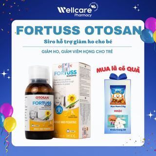 Siro ho fortuss otosan - lọ 180ml giảm ho, giảm viêm họng cho trẻ em