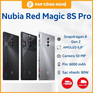 Điện thoại Nubia Red Magic 8S Pro 5G (BH Lỗi 1 Đổi 1) - Chip Snapdragon 8 Gen 2