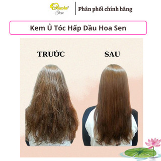 Kem ủ tóc ( hấp dầu ) dưỡng tóc hoa sen LK Lotus - 1000ml