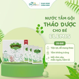 Nước tắm thảo dược cho bé Elemis - DK Pharma, hộp 25 gói 10ml / gói
