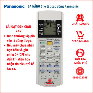 Điều khiển điều hoà Panasonic - Remote máy lạnh Panasonic