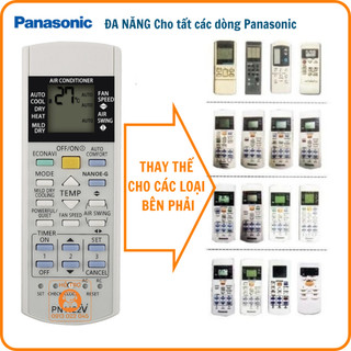Điểu khiển điều hòa PANASONIC đa năng - Remote máy lạnh PANASONIC đa năng (Loại xịn).