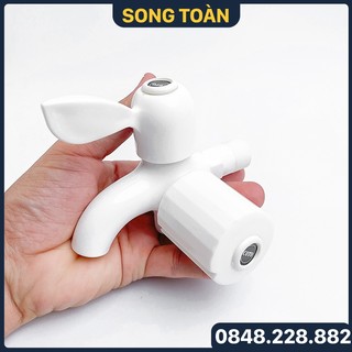 Củ sen tắm nhựa, củ sen lạnh nhựa tay gạt - phi 21
