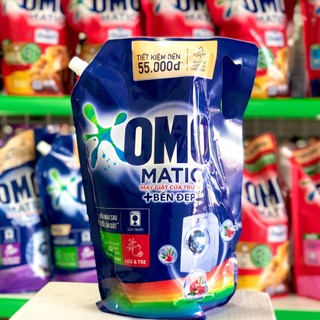 Nước giặt omo matic cửa trước 2,8kg/3,6kg