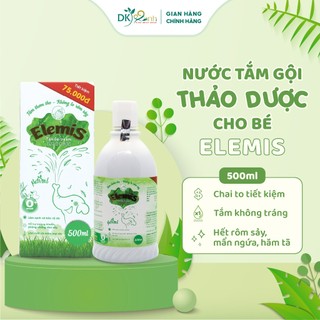 Nước Tắm Gội Thảo Dược Cho Bé Elemis Chai 200ml 500ml DK Pharma