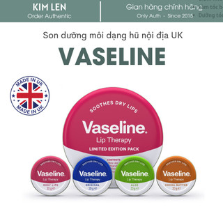 Son dưỡng môi Vaseline Lip Therapy hũ 20gr