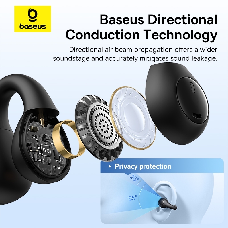 Tai Nghe Không Dây Baseus E16 TWS Bluetooth 5.3 Có Hai Micro ENC Nhét Trong Chống Ồn Điều Khiển Bằng Cảm ứng | BigBuy360 - bigbuy360.vn