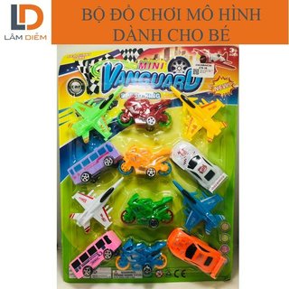Bộ 12 Chiếc (Xe Hơi, MoTo, Máy Bay, Xe Bus) Chạy Bằng Trớn 678-28