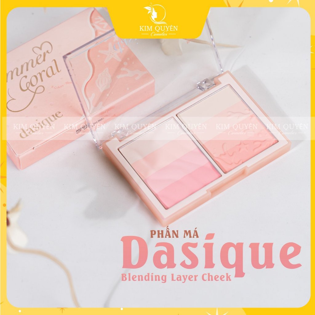 Phấn Má DASIQUE Blending Layer Cheek #01 Summer Coral