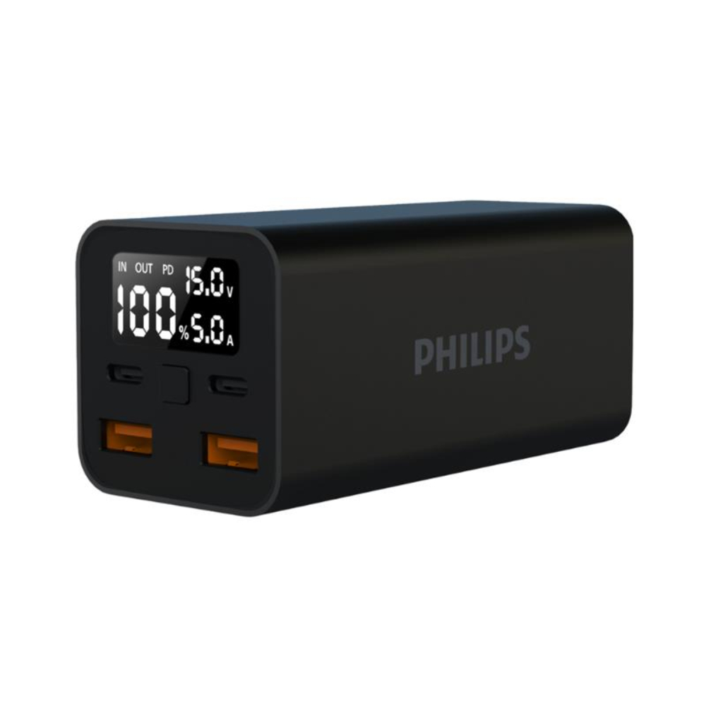 Pin Sạc Dự Phòng Mabook Philips DLP5721 Digital Display 20.000mAh PD65W+22.5W