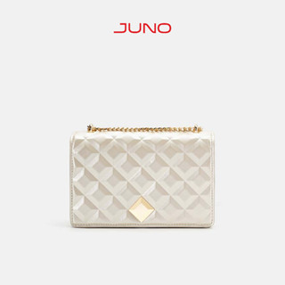 Túi Xách Nhỏ Nữ Thời Trang JUNO Dập Hiệu Ứng Princess Diamond TXN417