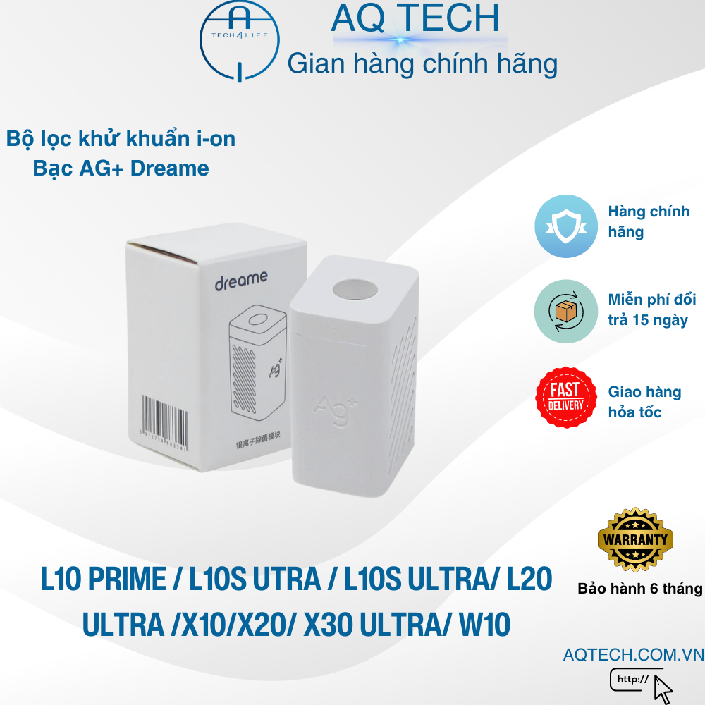 Bộ Khử trùng bằng I-on bạc Dreame W10/ L10s Ultra/ S10/L10 Ultra/L20 Ultra/ X10/X20/ X30 Ultra