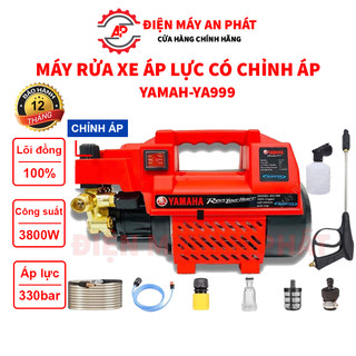 Máy rửa xe cao áp máy rửa xe gia đình mini có chỉnh áp YMH 3800W lõi đồng máy rửa xe áp lực cao bảo hành 12 tháng