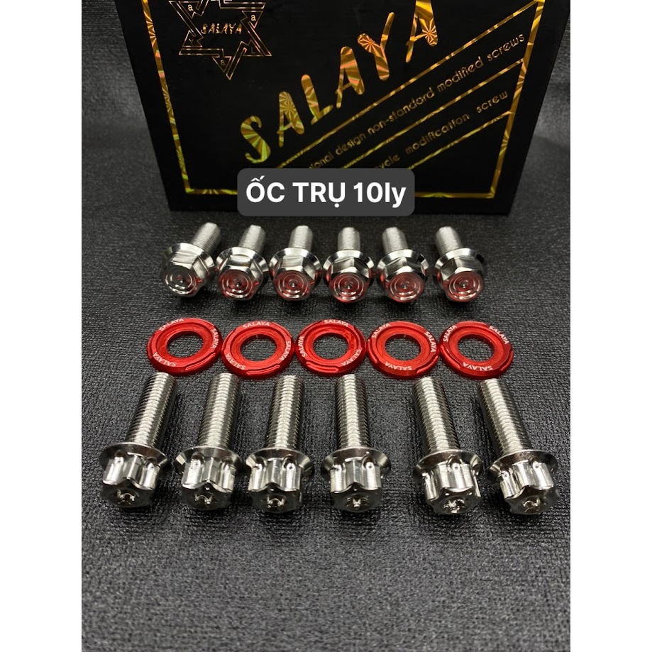 ỐC ĐẦU TRỤ SALAYA 10li23 , 10li30 , 10li40 INOX 304
