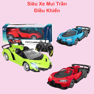 Xe mui trần điều khiển từ xa ô tô điều khiển từ xa ô tô mui trần nhiều màu sắc thiết kế nổi bật chạy siêu mượt