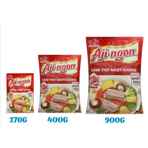 Hạt Nêm AjiNgon 170g, 400g, 900g
