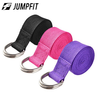 Dây tập Yoga JUMPFIT Cotton 1m8 x 3,8cm hỗ trợ tập các tư thế yoga tại nhà