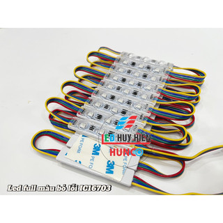 Led thanh 3 bóng full màu 8206, 16703, 1903, 2811, F30 full màu chống nước ngoài trời 12V