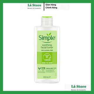 Nước Hoa Hồng Simple - Nước hoa hồng Simple Kind To Skin Soothing Facial Toner 200ml