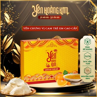 Yến Sào Chưng Sẵn Vị Cam Trẻ Em hũ 70ml 36% Tổ Yến Sào Khánh Hoà nguyên chất sang trọng, cao cấp 
