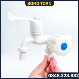 Củ sen tắm nhựa dài, củ sen lạnh nhựa tay gạt - phi 21