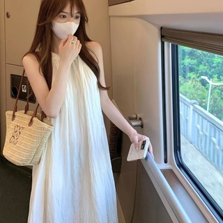 Đầm váy maxi dáng dài baby doll cổ yếm đi biển du lịch phong cách mùa hè 2024 (CÓ BIG SIZE) MT33 SP160
