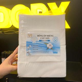 [GIÁ SỈ 500g] Bông Gòn Ép Miếng Cắt Sẵn 7x7 cm - Bông Cắt Sẵn Dạng Hạt