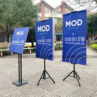 Standee chữ h, standee chữ t, kệ để poster, menu nhà hàng, quán ăn, siêu thị | mod