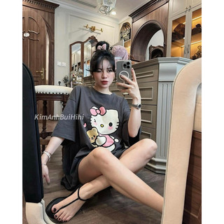 Áo Phông Form Rộng Hello Kitty Kim Anh Bùi [SẴN HÀNG]
