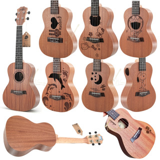 Đàn Ukulele Concert Tenor BWS Music 23inch - (tặng đủ phụ kiệm+ gồm cả bao đựng capo )