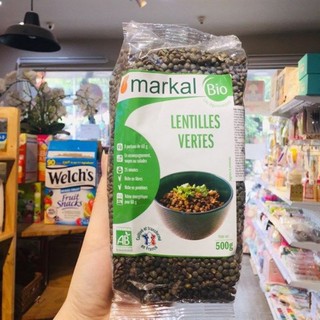 Đậu lăng xanh hữu cơ Markal 500g