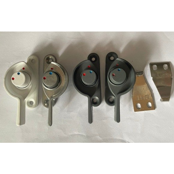 Khóa sò vặn xanh đỏ cửa sổ lùa