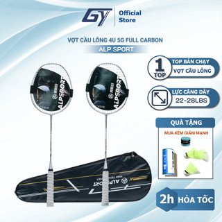 Vợt cầu lông full carbon 4U G5 ALP-SPORT nguyên bản 100% hoàn toàn Full Carbon 22 - 25lbs