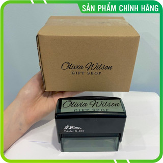 Con dấu shiny cỡ lớn, khắc dấu theo yêu cầu có sẵn mực trong dấu