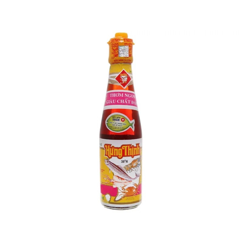 Nước mắm cá cơm Hưng Thịnh 38 độ đạm chai 200ml