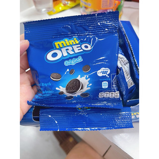 Bánh quy oreo mini vị vani, socola hộp 204g