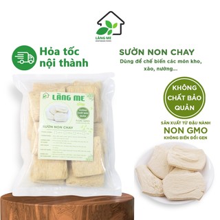Sườn Chay Loại Ngon Thành Phần Tự Nhiên Không Chất Bảo Quản Không Biến Đổi Gen Sườn Non Chay Làng Me ( gói 1 kg )