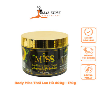 Kem Body Miss Thái Lan Dưỡng Trắng, Makeup, Chống Nắng 170g, 400g