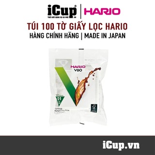 Túi 100 giấy lọc cà phê Hario V60