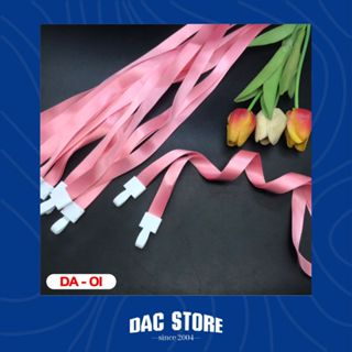 Dây đeo thẻ nhân viên, dây đeo sự kiện, dây đeo bảng tên lụa satin loại xịn bản 1.5cm