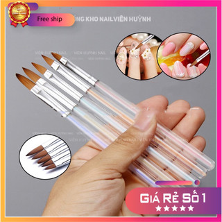 Set 5 cây cọ nail đắp bột làm hoa