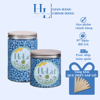 [CHE TÊN] Sáp Wax Lông Sữa Dừa Màu Xanh HOLIN WAXING Cao Cấp, Siêu Bám Lông Cho Da Nhạy Cảm 1010