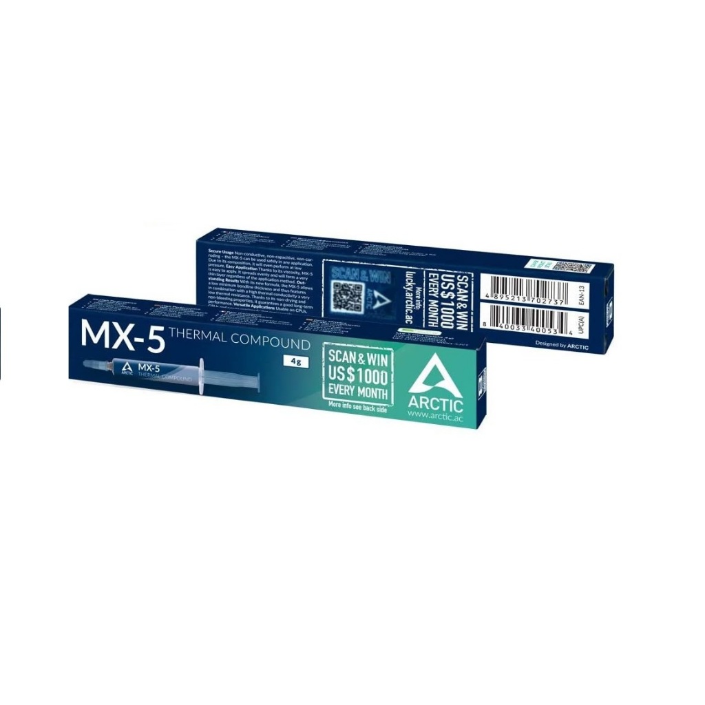 Keo tản nhiệt MX-5 ARCTIC 4g